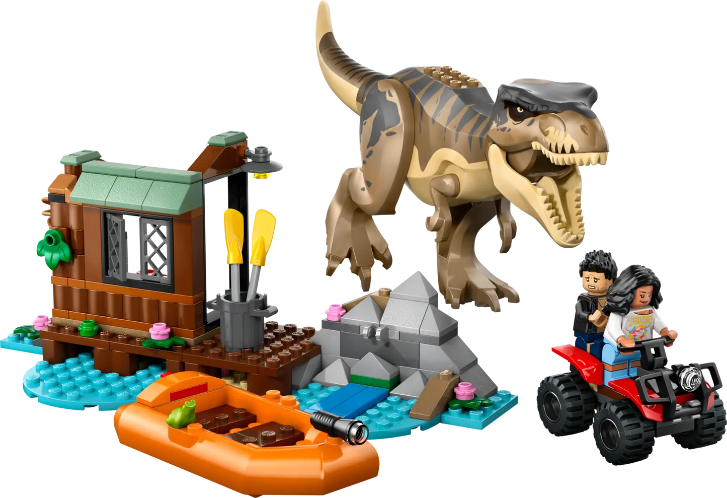 DISPONIBILE DA LUGLIO 2025 - 76975 LEGO Jurassic World - Fuga sul fiume dal T. rex
