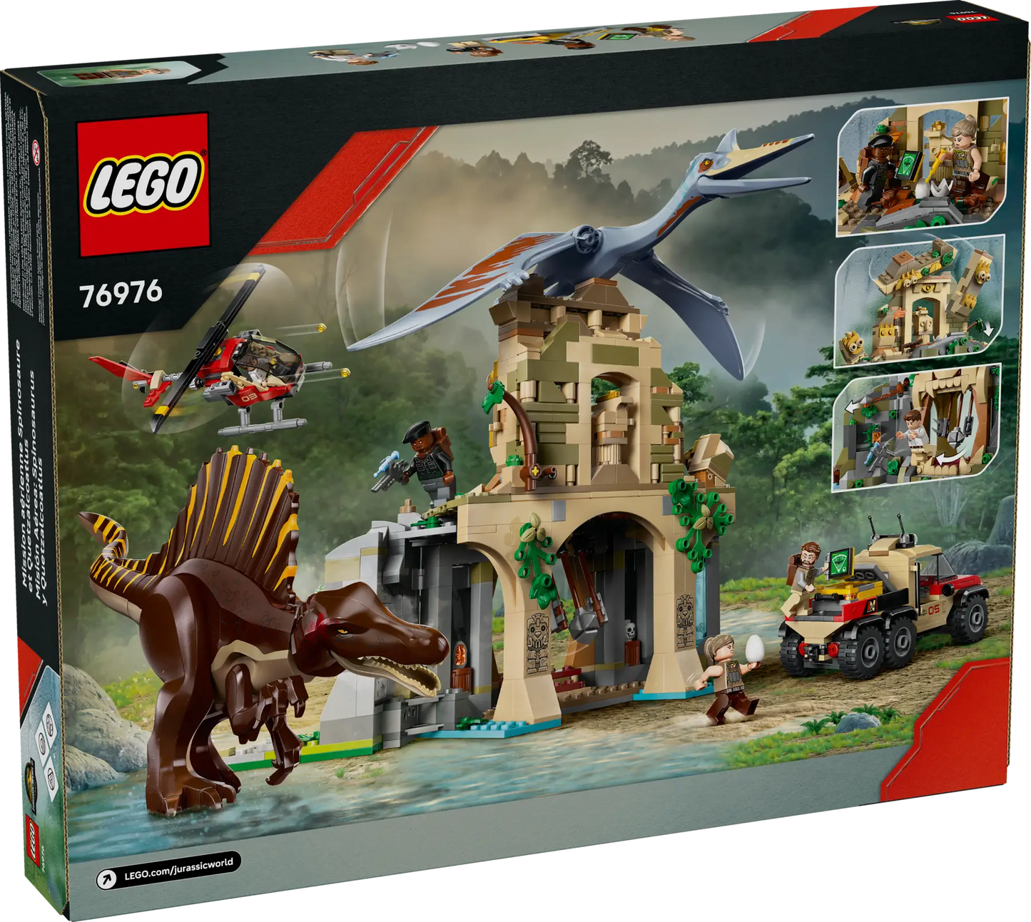 76976 LEGO Jurassic World - Missione aerea con Spinosauro e Quetzalcoatlus