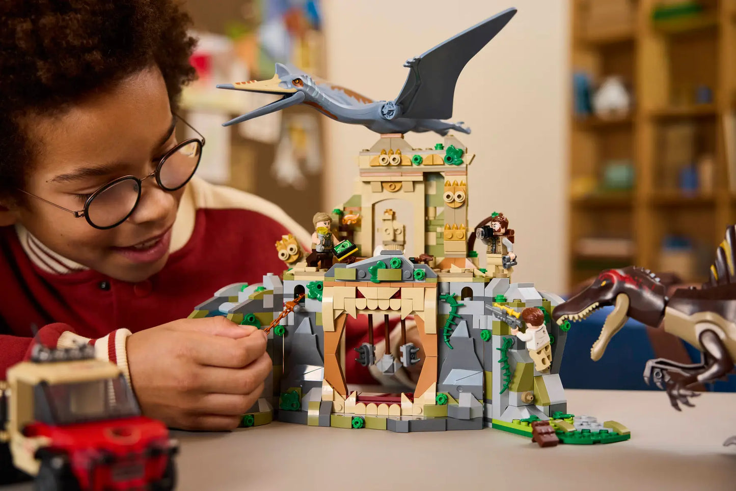 76976 LEGO Jurassic World - Missione aerea con Spinosauro e Quetzalcoatlus