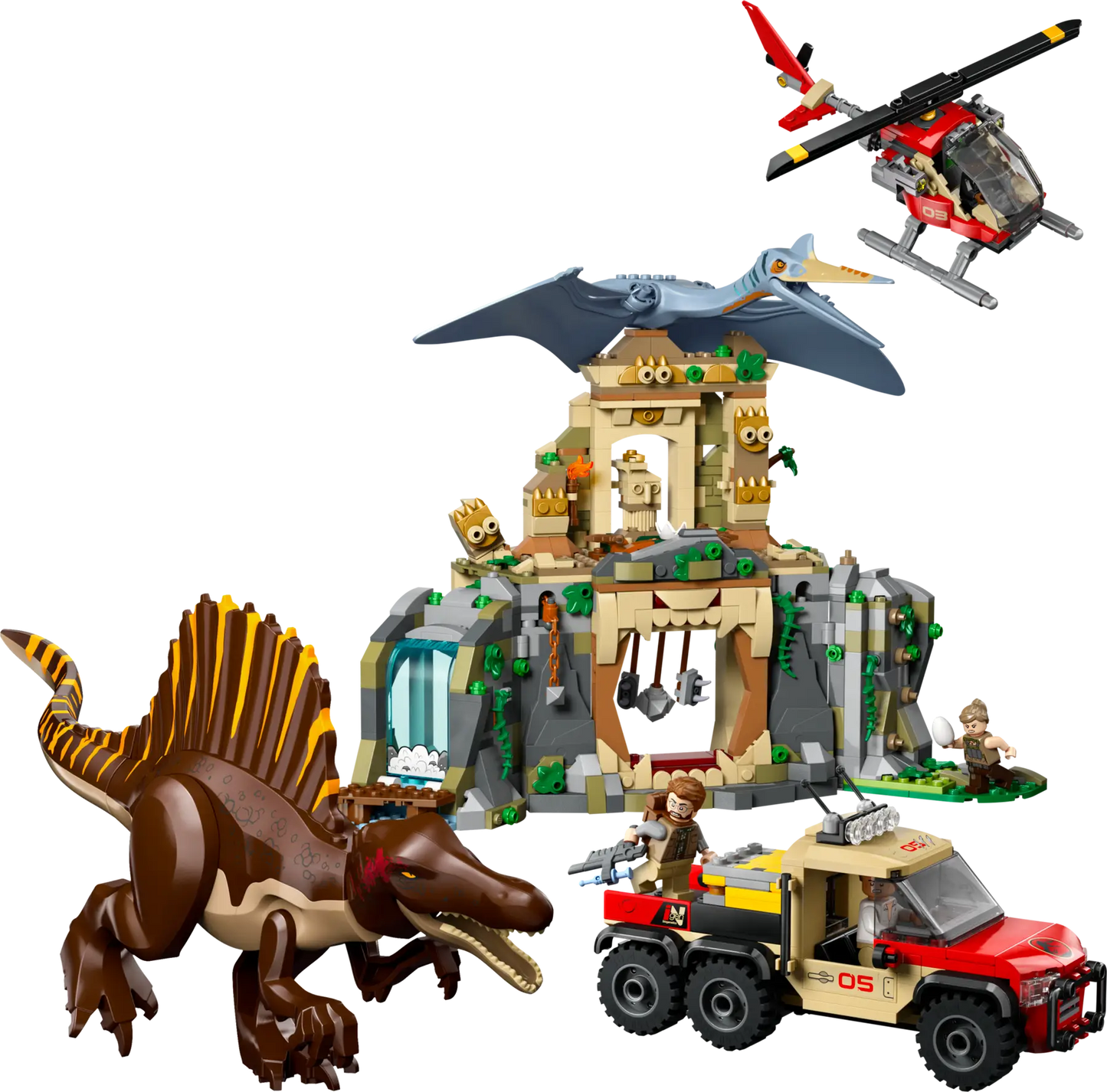 DISPONIBILE DA LUGLIO 2025 - 76976 LEGO Jurassic World - Missione aerea con Spinosauro e Quetzalcoatlus