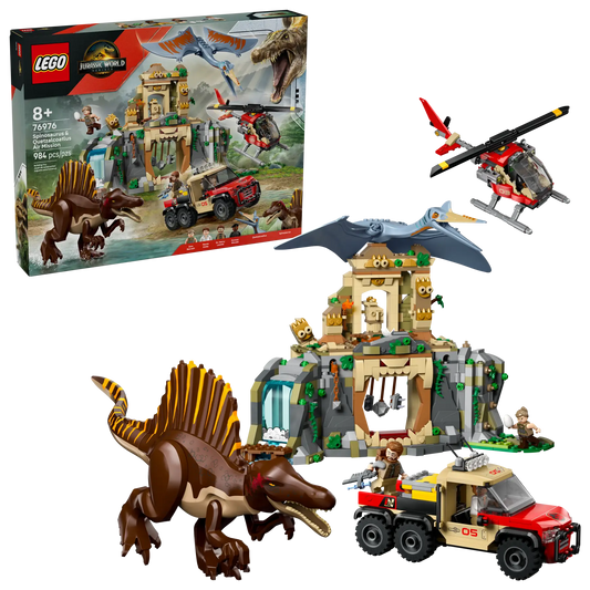 76976 LEGO Jurassic World - Missione aerea con Spinosauro e Quetzalcoatlus