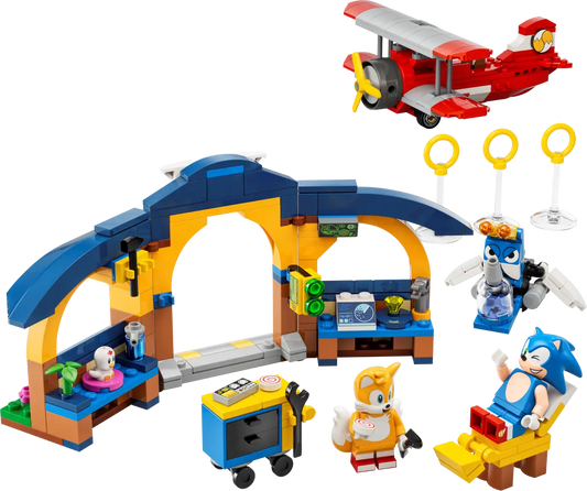 76991 LEGO Sonic the Hedgehog™ – Tails's Workshop e Aereo Tornado