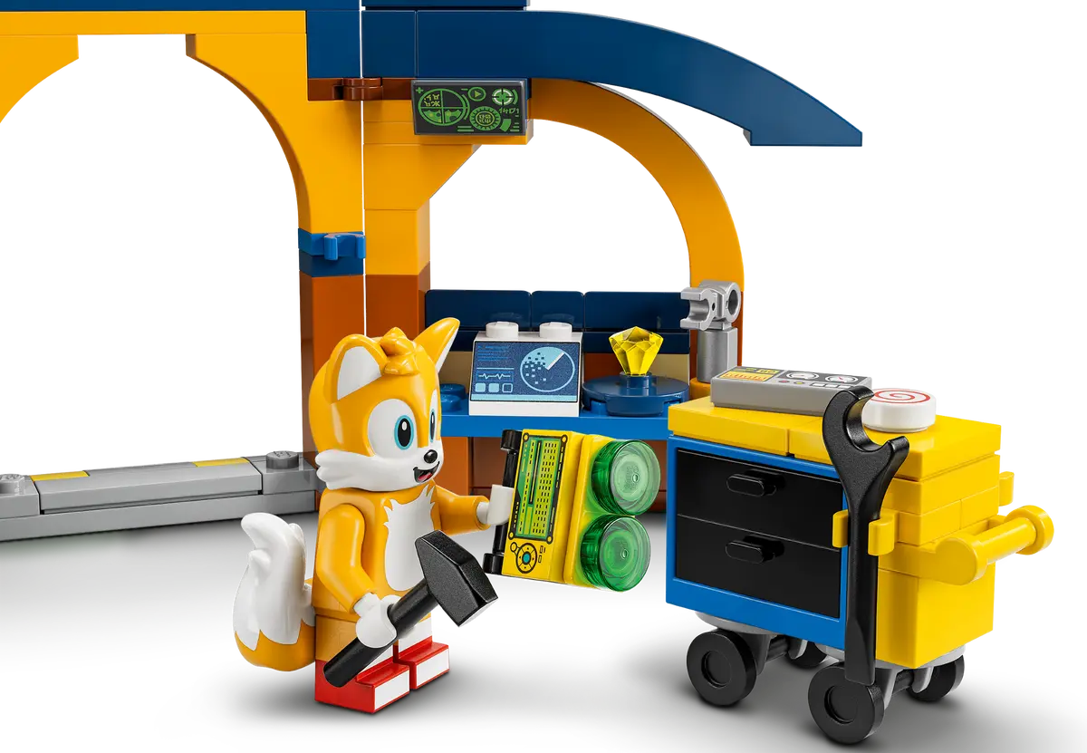 76991 LEGO Sonic the Hedgehog™ – Tails's Workshop e Aereo Tornado