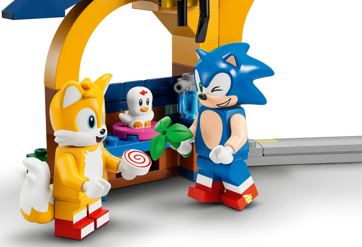 76991 LEGO Sonic the Hedgehog™ – Tails's Workshop e Aereo Tornado
