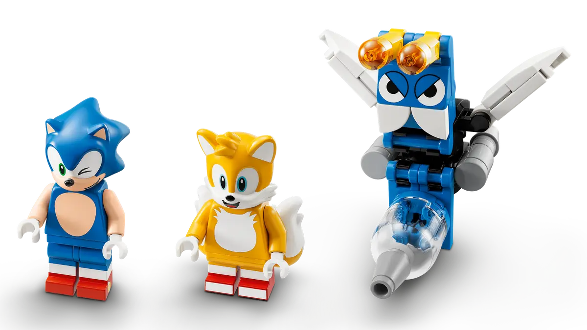 76991 LEGO Sonic the Hedgehog™ – Tails's Workshop e Aereo Tornado