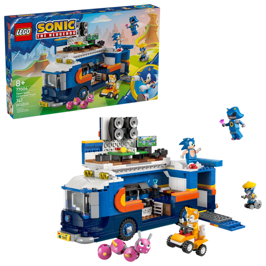 DISPONIBILE DA AGOSTO 2025 - 77006 LEGO Sonic the Hedgehog™ – Camion di comando Team Sonic
