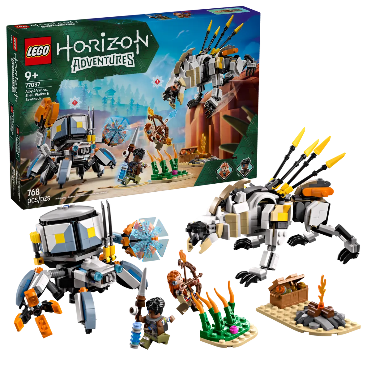 77037 LEGO HORIZON - Aloy e Varl contro Arcapode e Secodonte