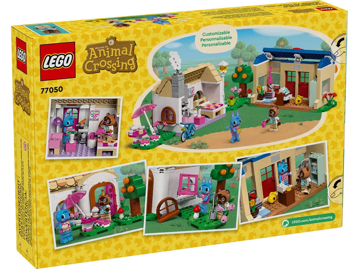77050 LEGO® Animal Crossing™ - Bottega di Nook e casa di Grinfia