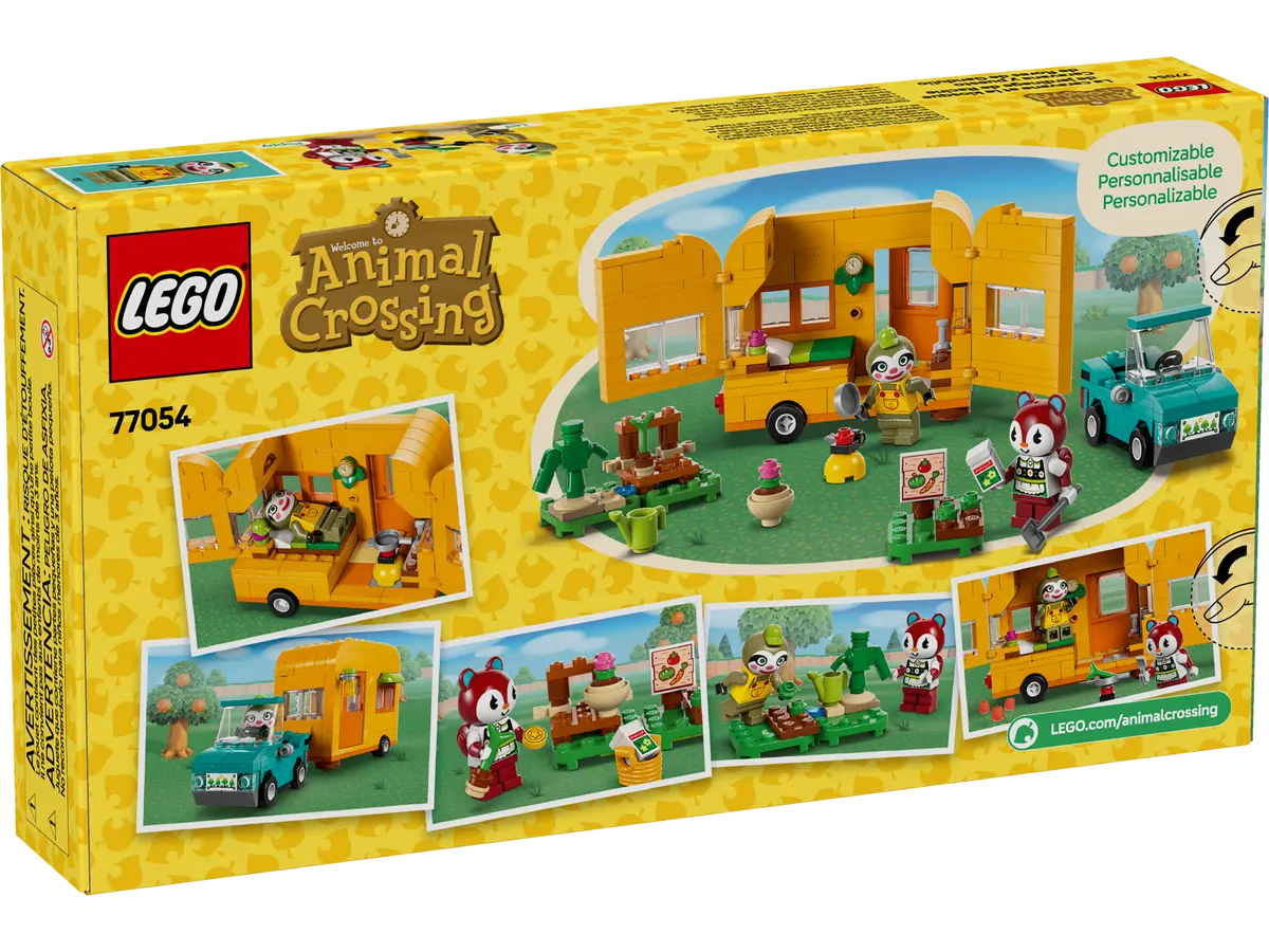 77054 LEGO® Animal Crossing™ - La roulotte e il negozio di giardinaggio di Florindo
