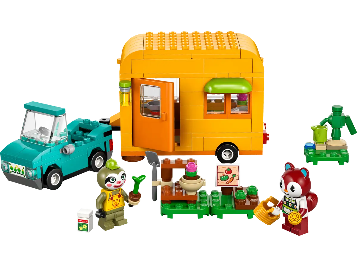 77054 LEGO® Animal Crossing™ - La roulotte e il negozio di giardinaggio di Florindo