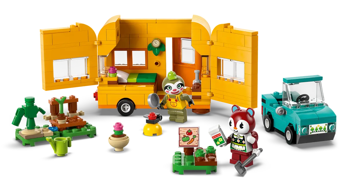 77054 LEGO® Animal Crossing™ - La roulotte e il negozio di giardinaggio di Florindo