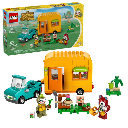 77054 LEGO® Animal Crossing™ - La roulotte e il negozio di giardinaggio di Florindo
