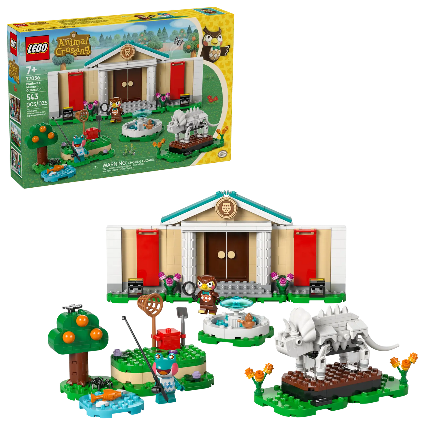 77056 LEGO® Animal Crossing™ - La collezione del museo di Blatero