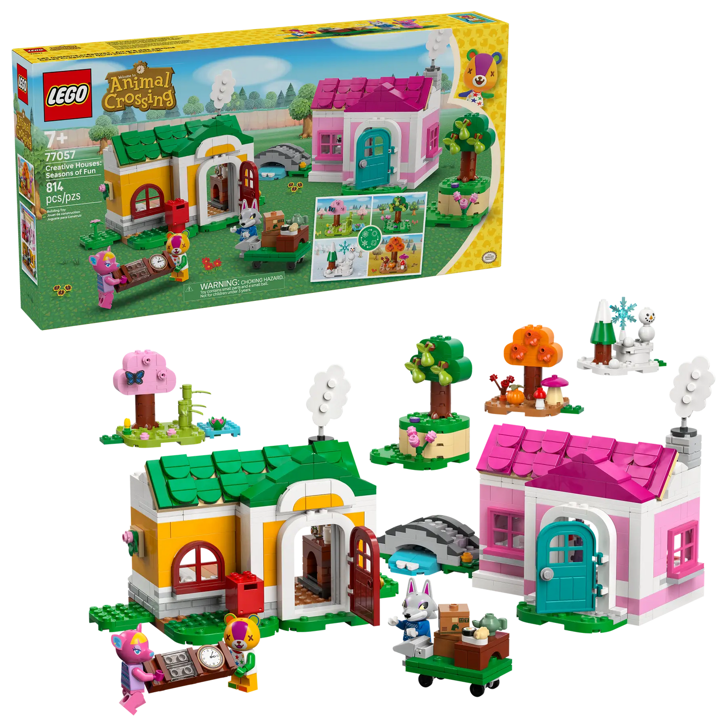 77057 LEGO® Animal Crossing™ - Case creative: le quattro stagioni