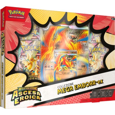 Collezione Pokemon - MEGAEVOLUZIONI Ascesa Eroica - Mega Emboar EX - Italiano