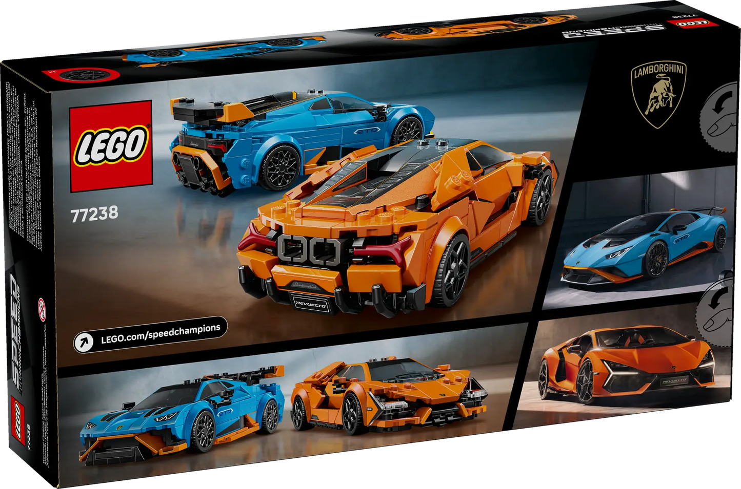 77238 LEGO Speed Champions - Lamborghini Revuelto e Huracán STO