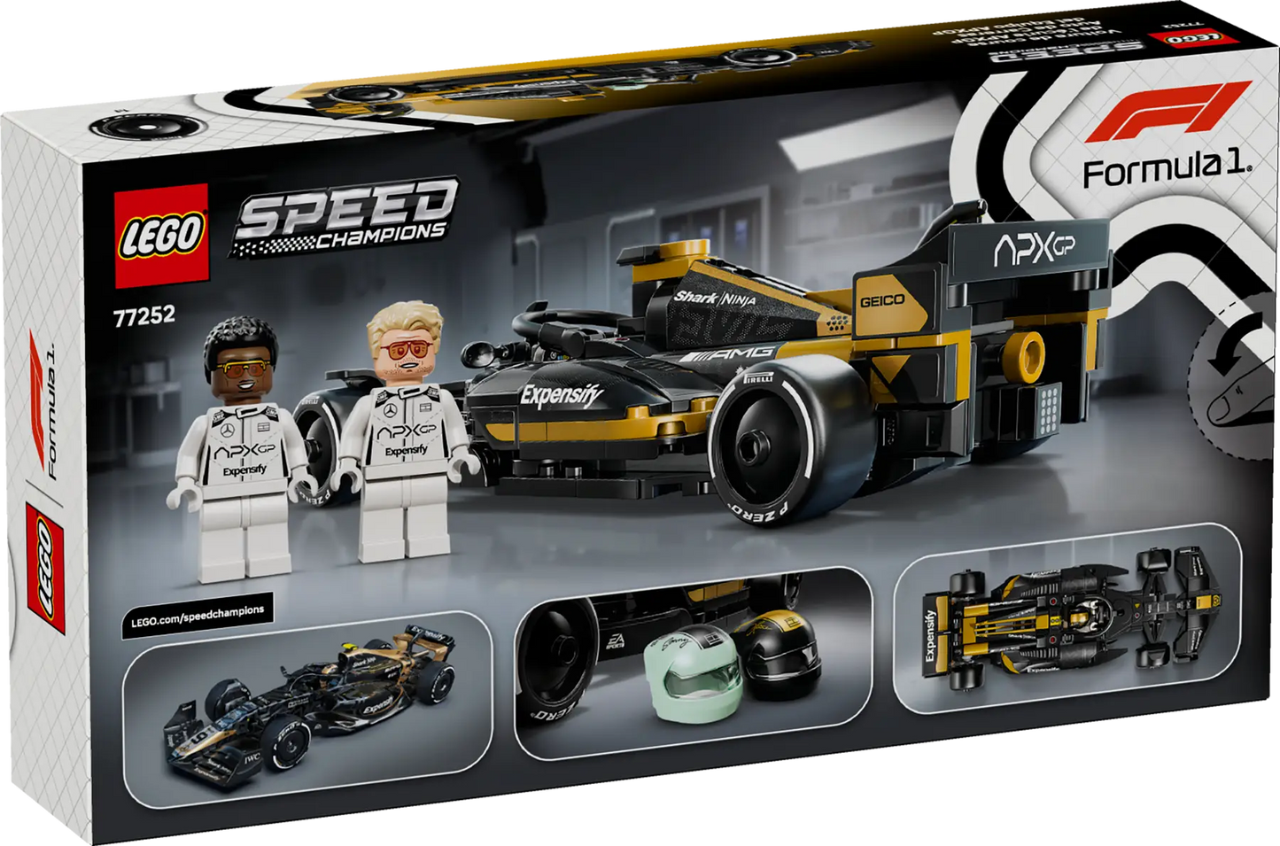 DISPONIBILE DA GENNAIO 2026 - 77252 ESCLUSIVA LEGO Speed Champions - Auto da corsa Team APXGP di F1®: Il film
