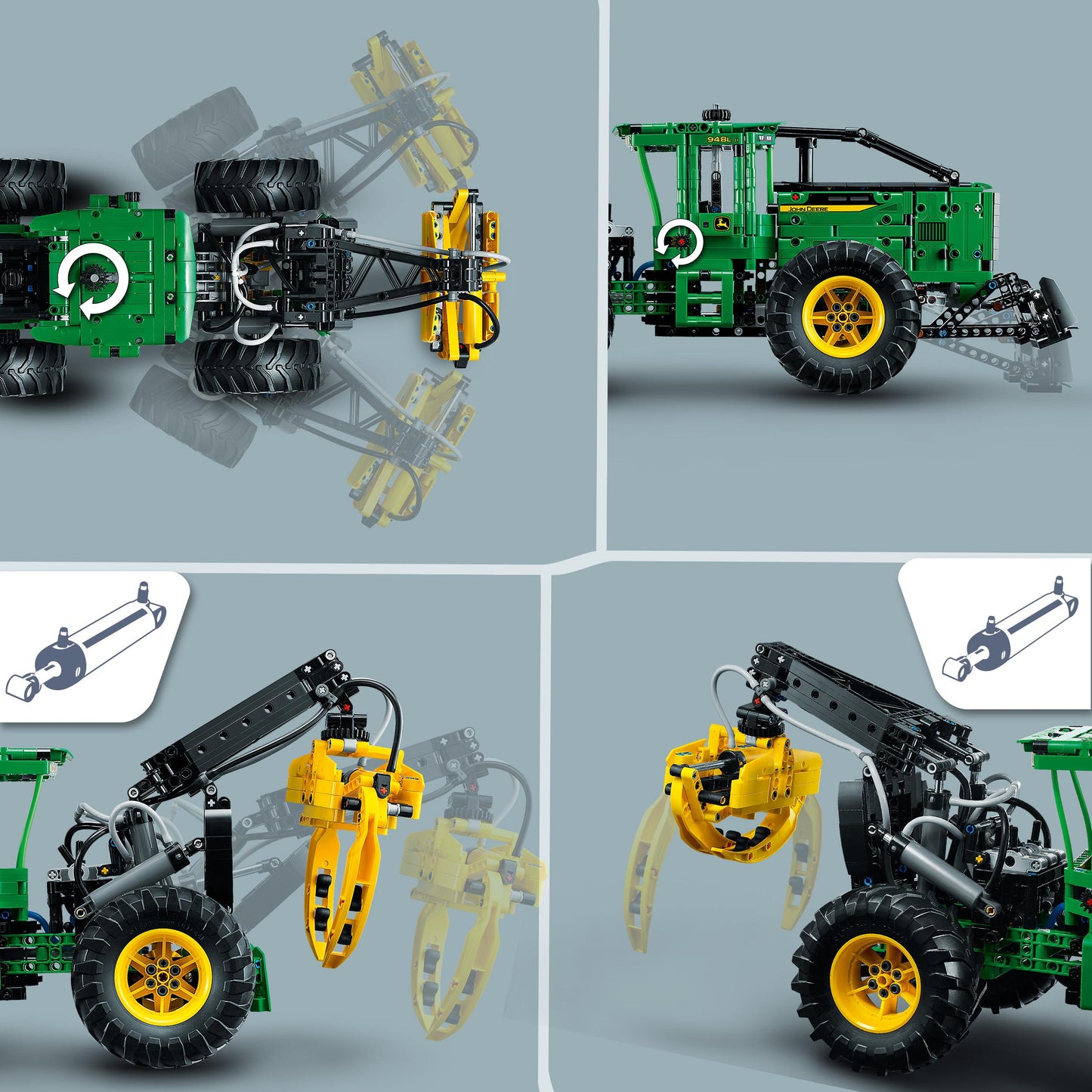 42157 LEGO Technic - Trattore John Deere 948L-II