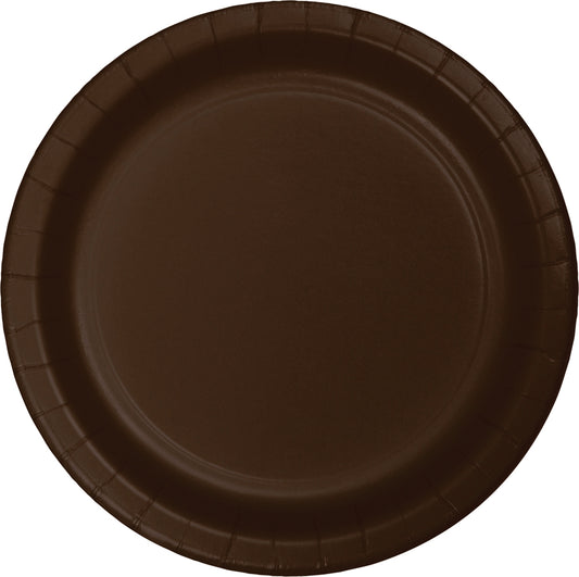 Piatti MARRONE CIOCCOLATO cm. 22 - conf. 24 pz - cod. 8C473038B