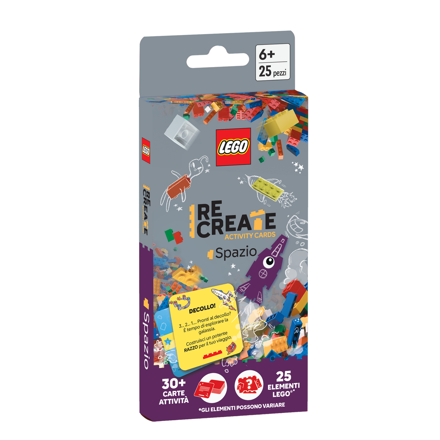 LEGO ReCreate Activity Cards - PARTY -Italiano
