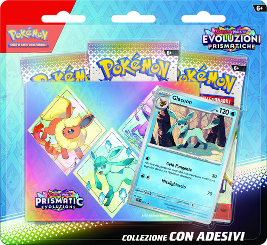 Collezione Pokemon - Collezione con Adesivo - Evoluzioni Prismatiche - Italiano