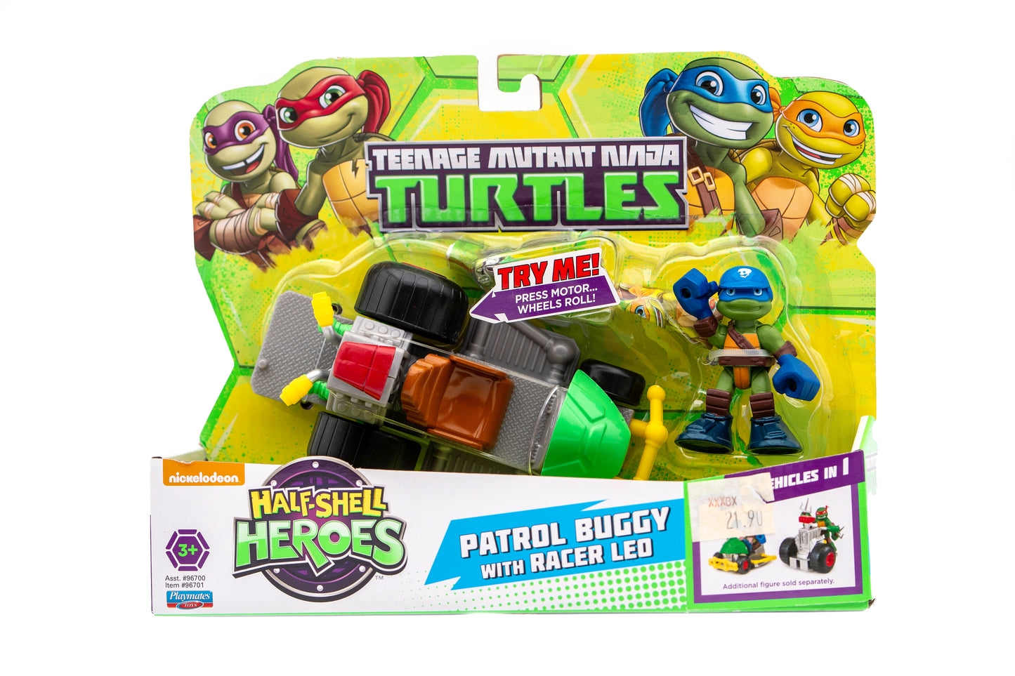 TMNT Tartarughe Ninja HALF SHELL