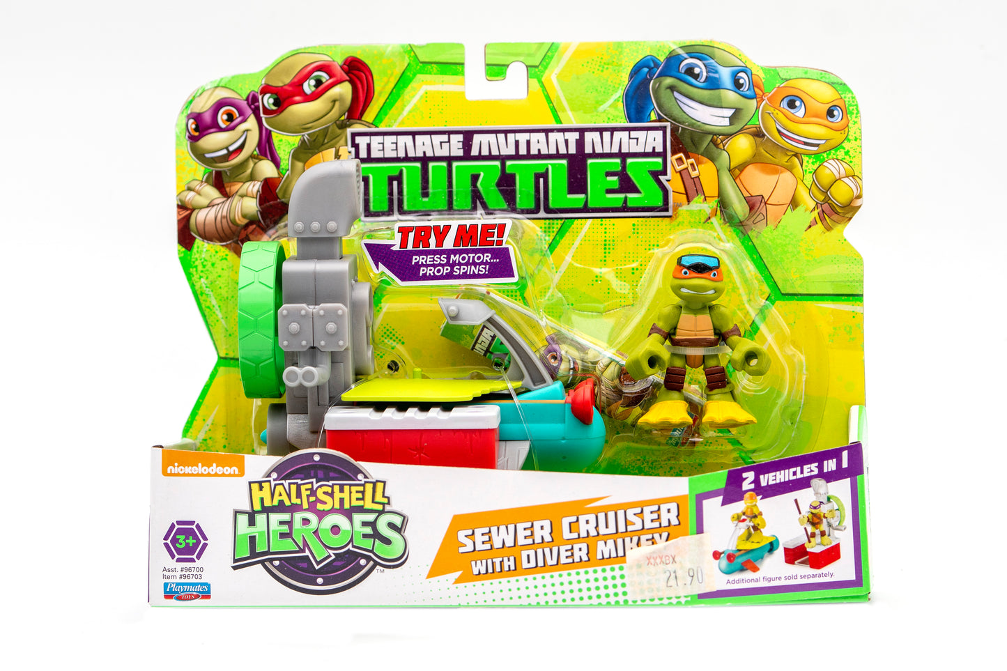 TMNT Tartarughe Ninja HALF SHELL
