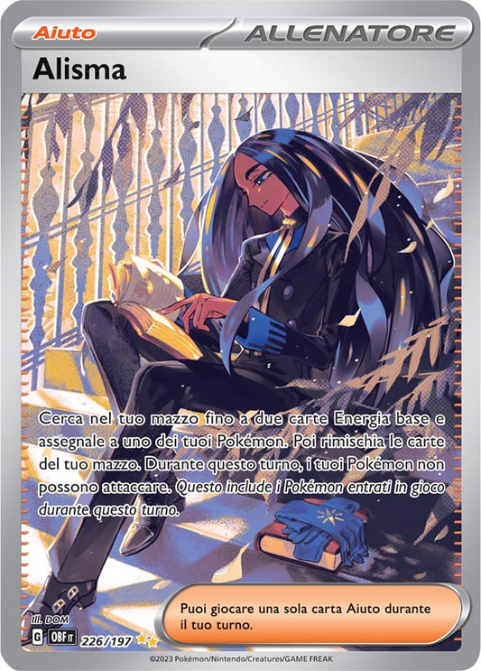 Carta Pokemon - Ossidiana Infuocata - 226/197 - ALISMA - Italiano