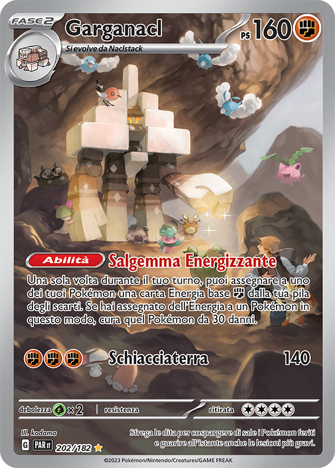 Carta Pokemon - Paradosso Temporale - 202/182 - GARGANACL - Italiano