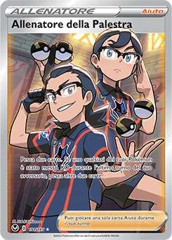 Carta Pokemon - Tempesta Argentata - 191/195 - ALLENATORE DELLA PALESTRA - Italiano