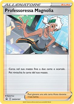 Carta Pokemon - Zenit Regale - SWSH167 - PROFESSORESSA MAGNOLIA - Italiano