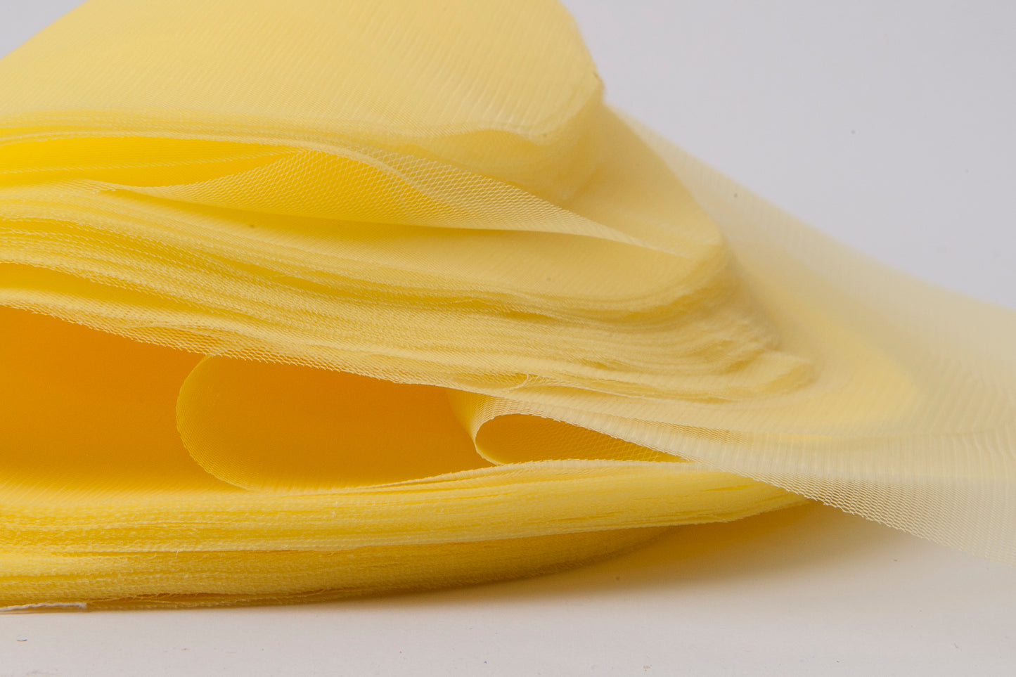 Tulle TONDO Filè - GIALLO SOLE - Conf. pz 25