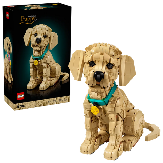DISPONIBILE DA APRILE 2026 - 11384 LEGO ICONS - Cucciolo di Golden Retriever