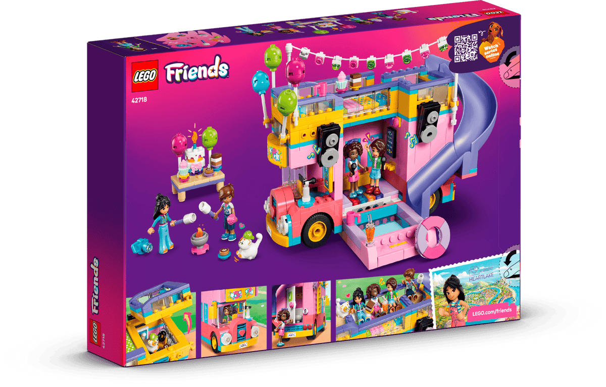 DISPOINIBILE DA GENNAIO 2027 - 42718 LEGO - Friends - Party Bus dell’Amicizia