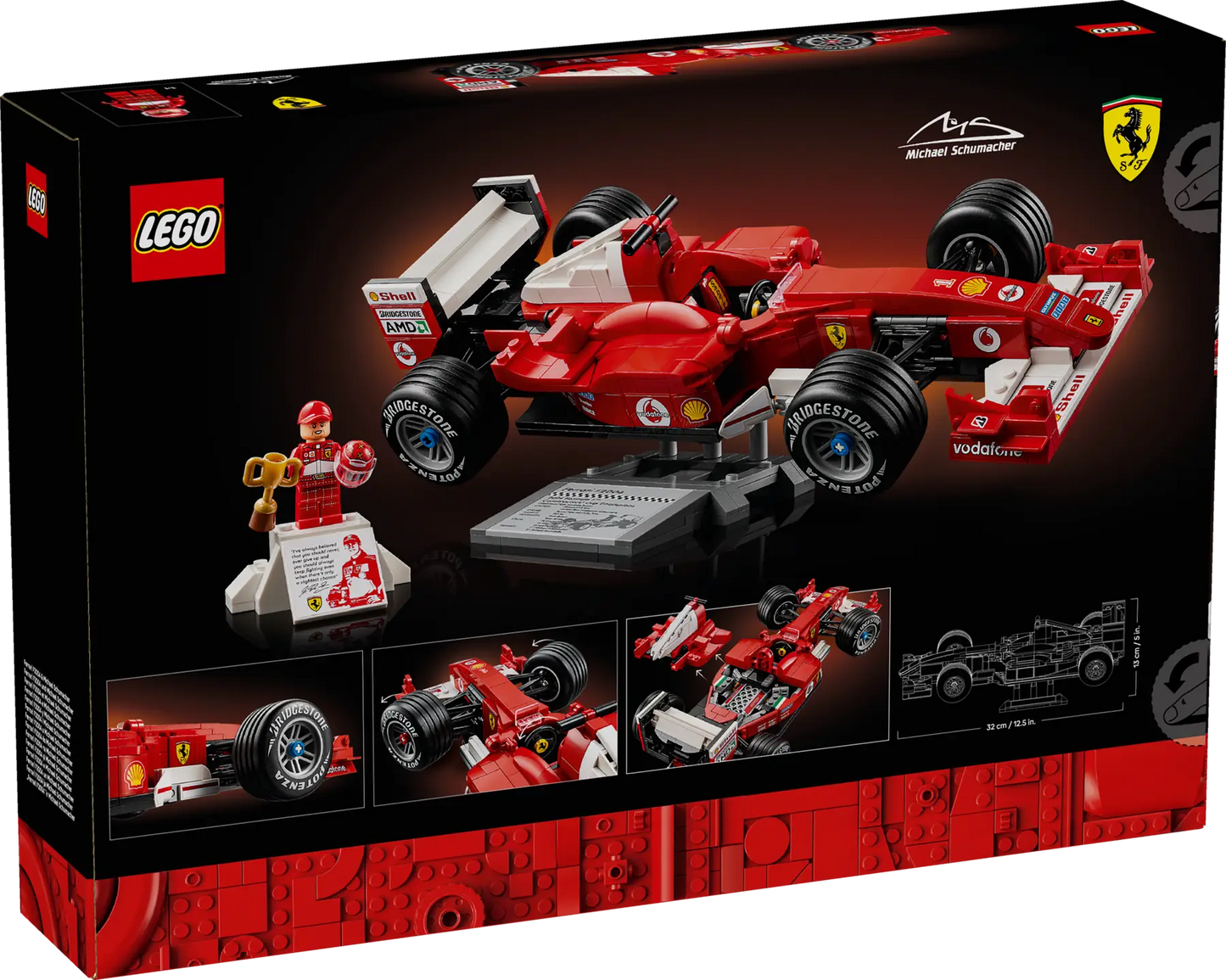 11375 LEGO ICONS - Ferrari F2004 e Michael Schumacher