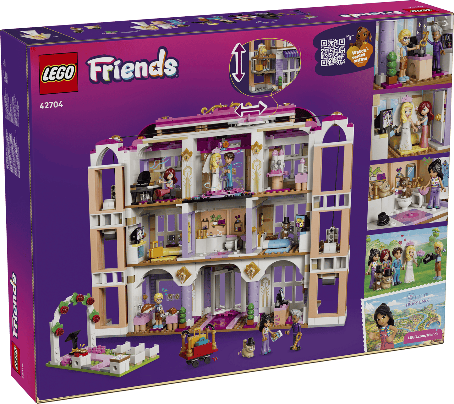 DISPONIBILE DA GIUGNO 2026 - 42704 LEGO - Friends - Grand Hotel di Heartlake City