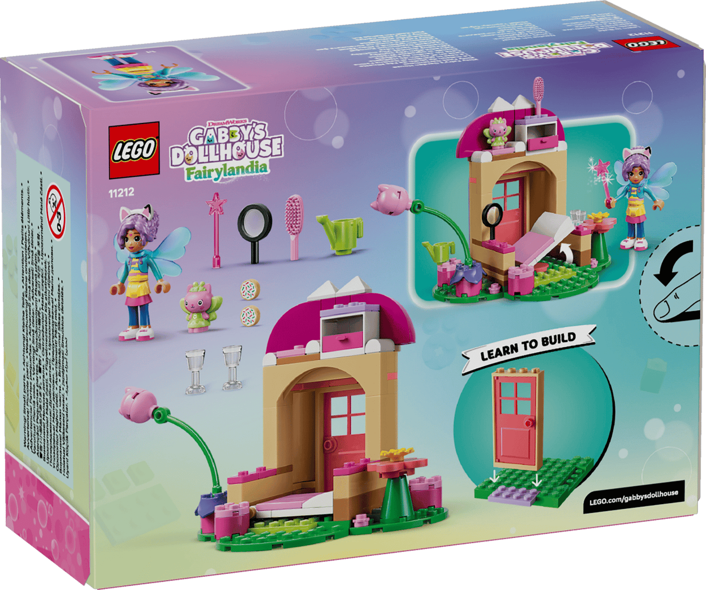 DISPONIBILE DA AGOSTO 2026 - 11212 LEGO Gabby Dollhouse - La casa in giardino di Gattina Fatina