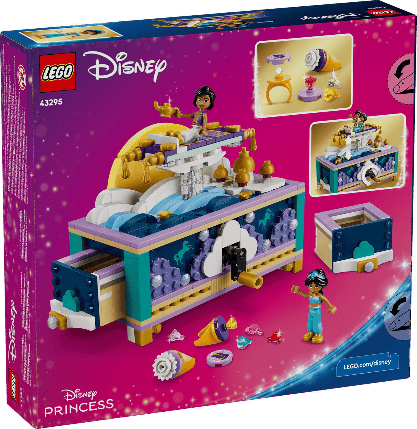 DISPONIBILE DA GIUGNO 2026 - 43295 LEGO Disney - Box gioielli di Jasmine