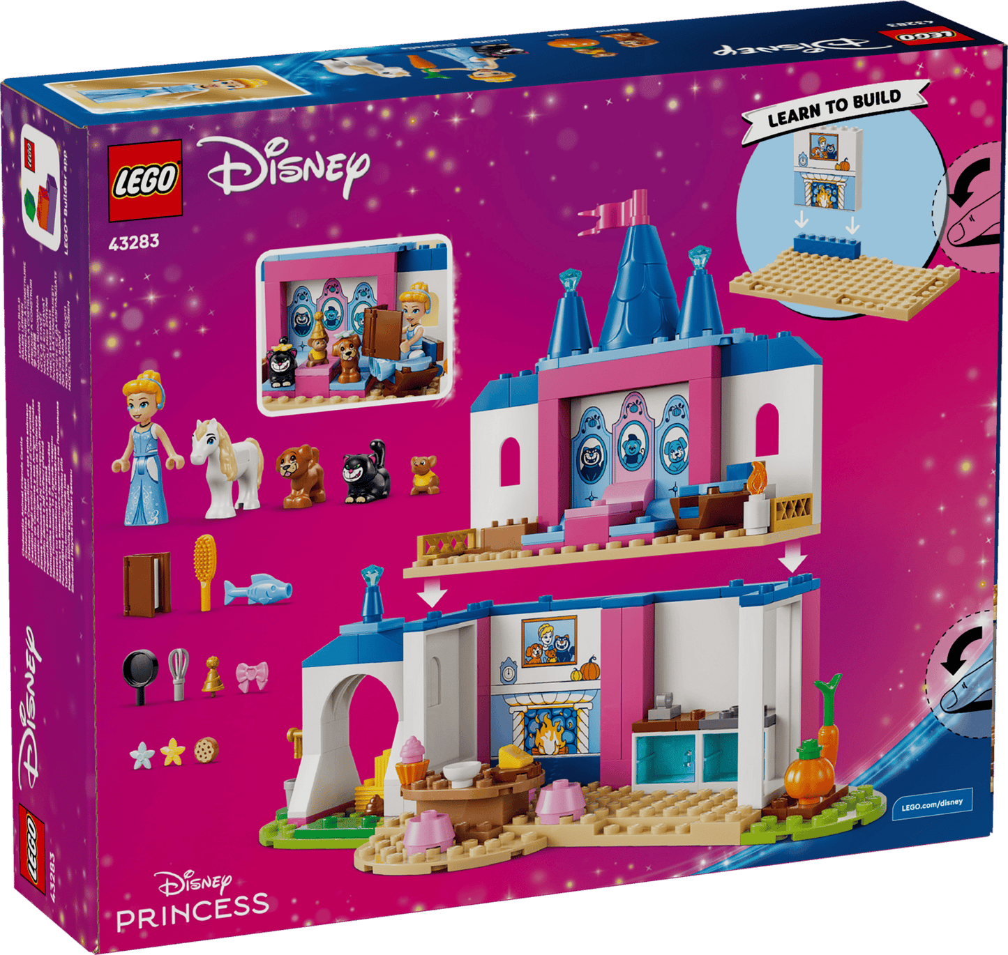 DISPONIBILE DA GIUGNO 2026 - 43283 LEGO Disney - Castello degli amici animali di Cenerentola