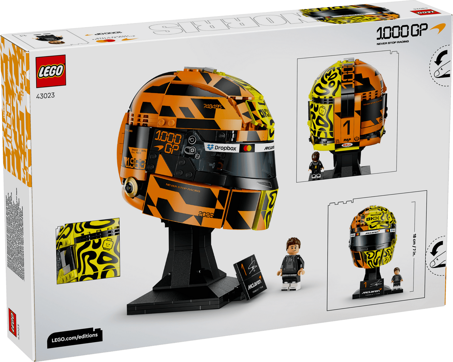 43023 LEGO Editions - Casco di Lando Norris McLaren Mastercard F1® Team