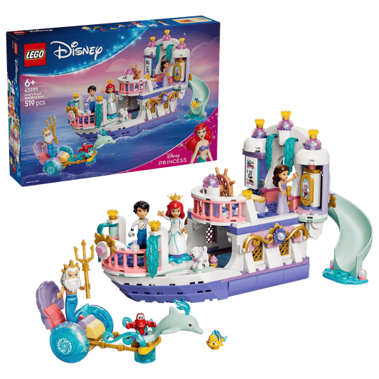 DISPONIBILE DA GIUGNO 2026 - 43299 LEGO Disney - La barca nuziale di Ariel