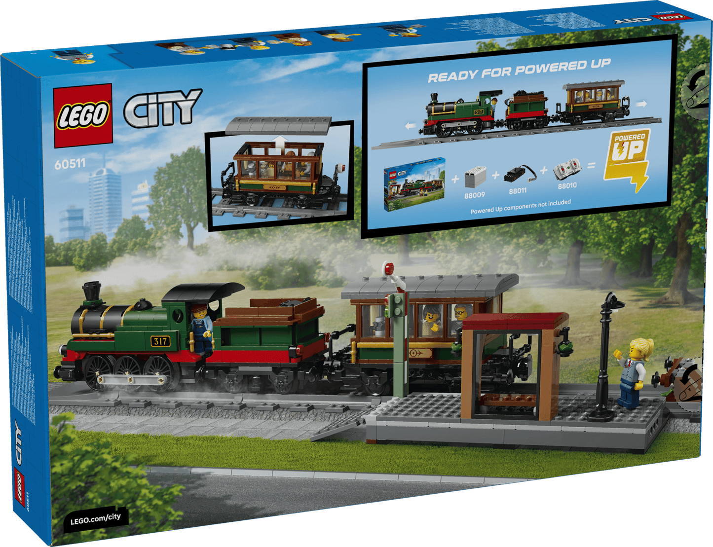 DISPONIBILE DA GIUGNO 2026 - 60511 LEGO City - Treno a vapore vintage