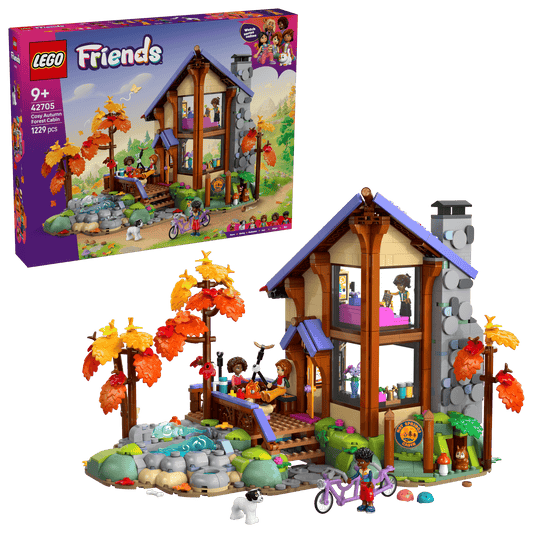 DISPONIBILE DA GIUGNO 2026 - 42705 LEGO - Friends - Baita nella foresta autunnale