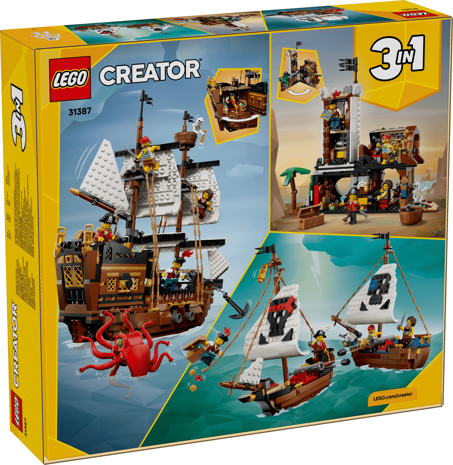DISPONIBILE DA GIUGNO - 31387 LEGO Creator - Iconica nave da pirata
