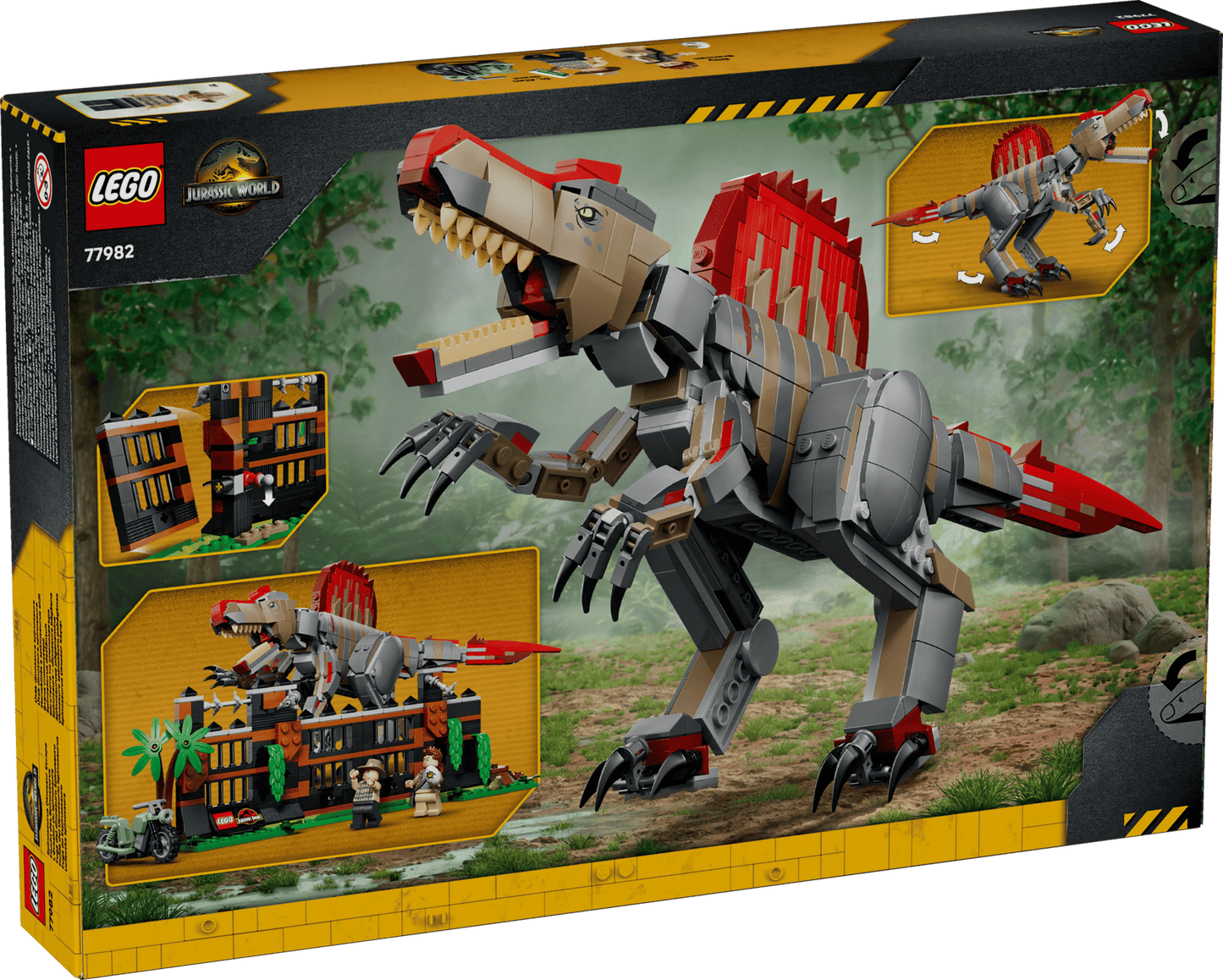 DISPONIBILE DA AGOSTO 2026 - 77982 LEGO Jurassic World - Fuga dal dinosauro Spinosauro