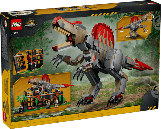 DISPONIBILE DA AGOSTO 2026 - 77982 LEGO Jurassic World - Fuga dal dinosauro Spinosauro