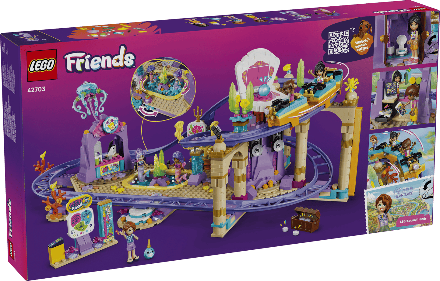 DISPONIBILE DA GIUGNO 2026 - 42703 LEGO - Friends - Montagne russe della sirenetta
