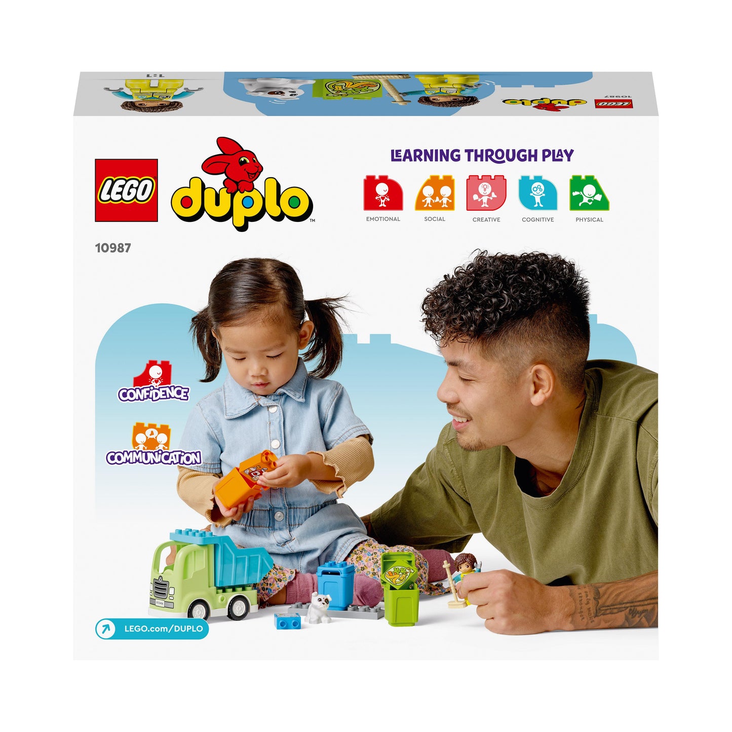 10987 LEGO Duplo - Camion riciclaggio rifiuti