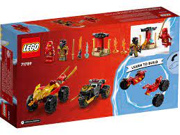 71789 LEGO Ninjago - Battaglia su auto e moto di Kai e Ras