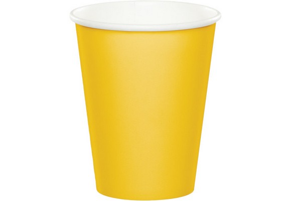 Bicchieri GIALLO BUS ml 266 - conf. 8 pz - cod. 8C563269